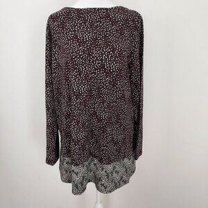 J. Jill Size Large Long Sleeve Tunic